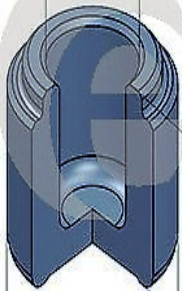 ERT 150755-C Piston, brake caliper for CITROËN,MITSUBISHI