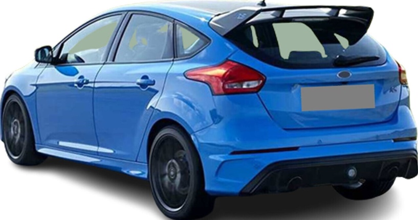 Rear Roof Boot Lip Spoiler Rs Style Gloss Ford Focus Mk3 2011-2018 Black 9145588450302 - Image 4