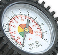 Sealey SA9312 Tyre Inflator with Twin Push-On Connector