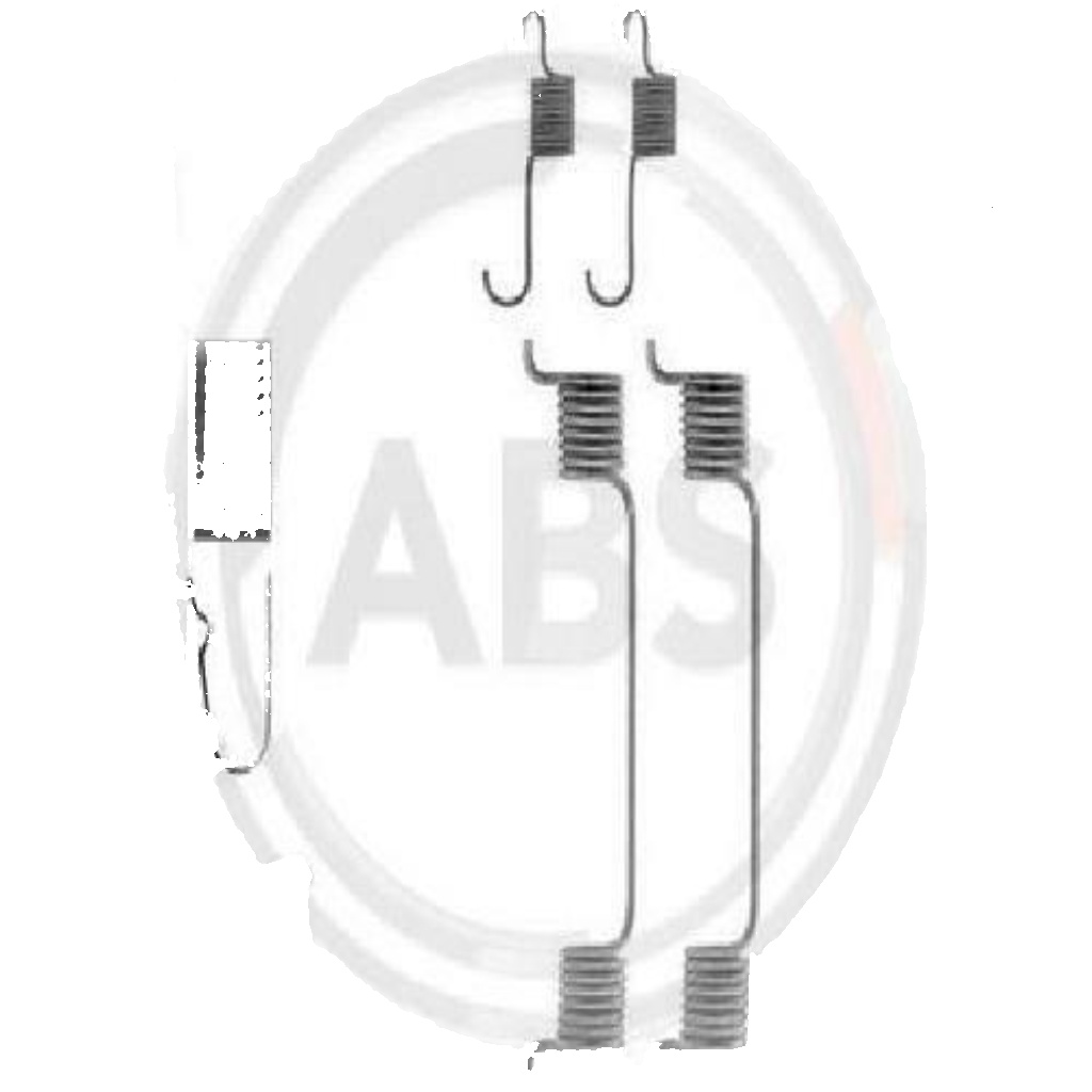 A.B.S.-OE 0700Q-OE Accessory Kit, brake shoes for MAZDA