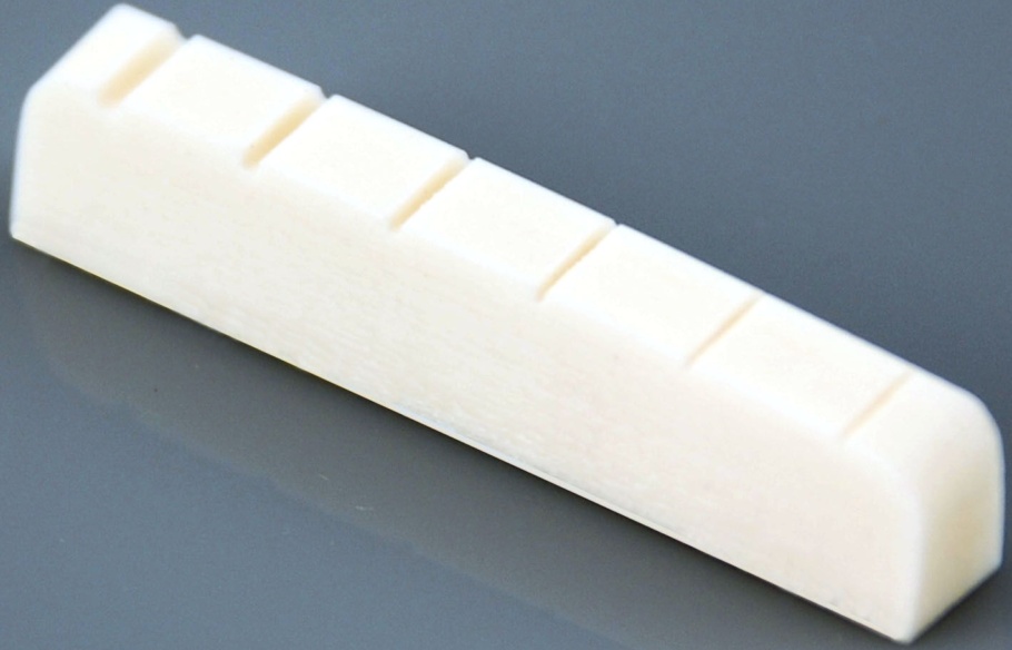 NEW High quality LEFT HANDED Vanson 43mm Bone Nut for Acoustic Guitars, AC1SQ LH