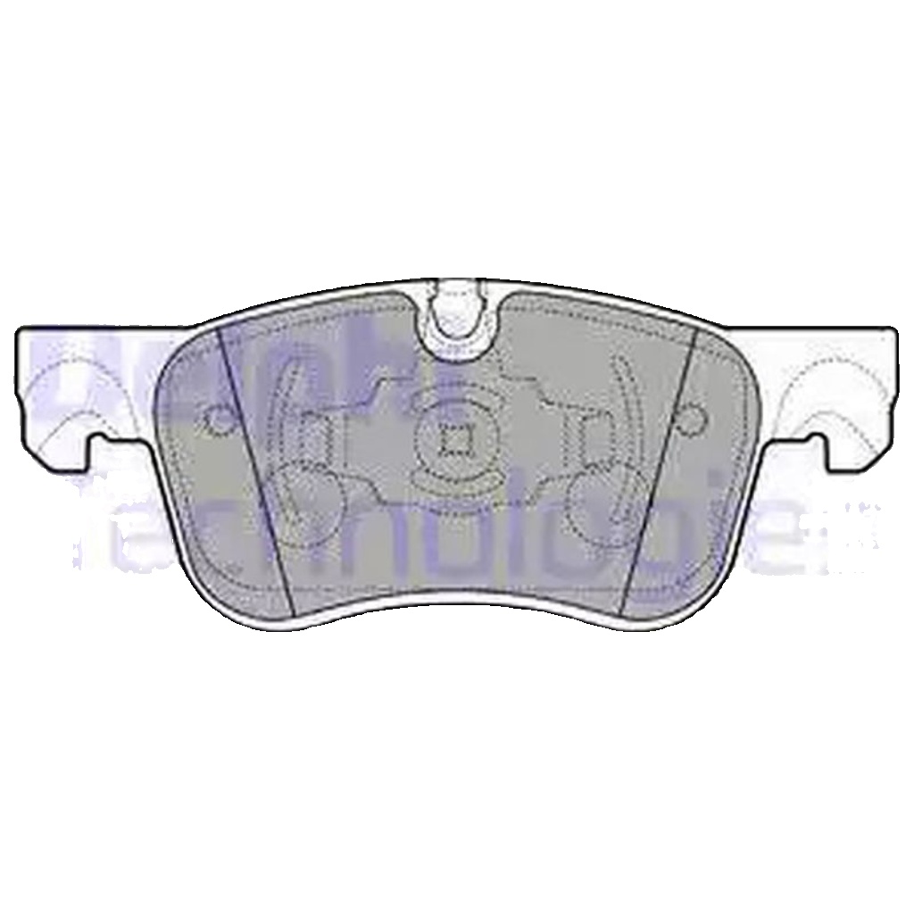 Für DELPHI LOCKHEED HAMULCE LP2689 HAM PADS. FRONT CITROEN C4 P