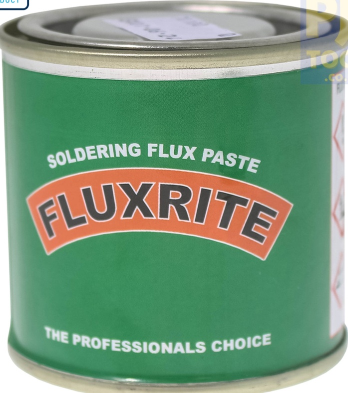 Fluxrite Fluxite soldering paste 100g tin FLU100N lead & lead free jointing