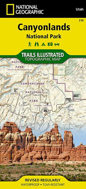 Canyonlands National Park Map Trails Illustrated Maps National Geographic
