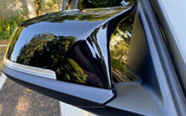 Gloss Black Rearview Mirror Cover Cap For BMW F20 F21 F22 F30 F32 F36 X1 F87 M3