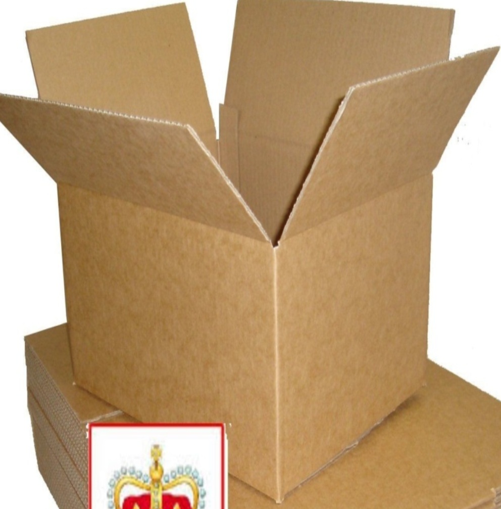 50 Postal Cardboard Boxes 17.5x13.5x5.5"" ROYAL MAIL SMALL PARCEL 450x350x160mm