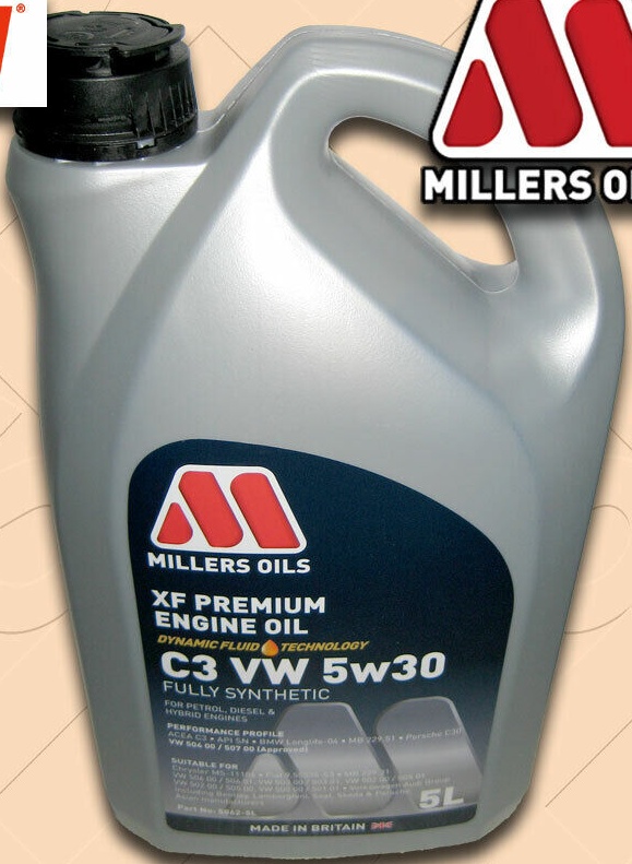 SERVICE KIT for AUDI A3 (8P) 2.0 TDI FRAM OIL FILTER and MILLERS OIL (2003-2010)