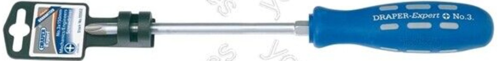 Draper 55502 Draper Expert Cross Slot Mechanics Screwdriver No3 x 150mm