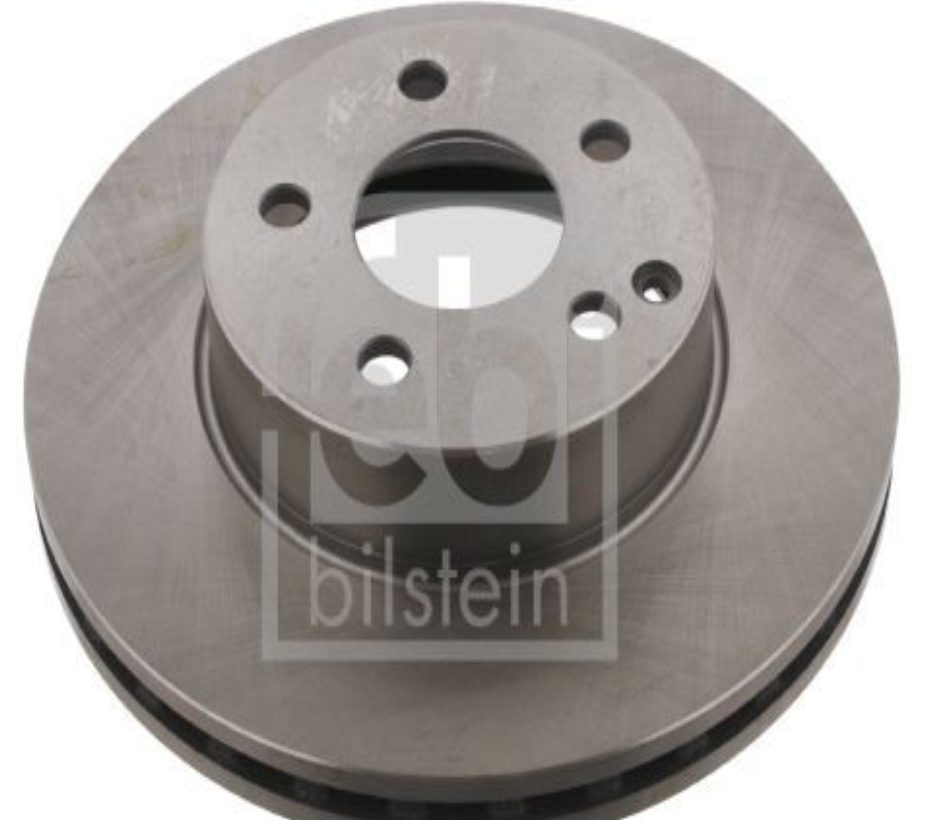 2x Brake disc Front Axle internally vented 30556 FEBI BILSTEIN for MERCEDES-BENZ