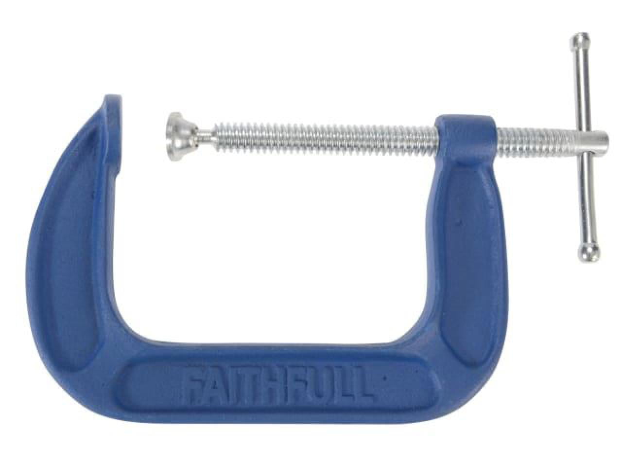 G Clamp Medium-Duty 102mm (4in) - Faithfull