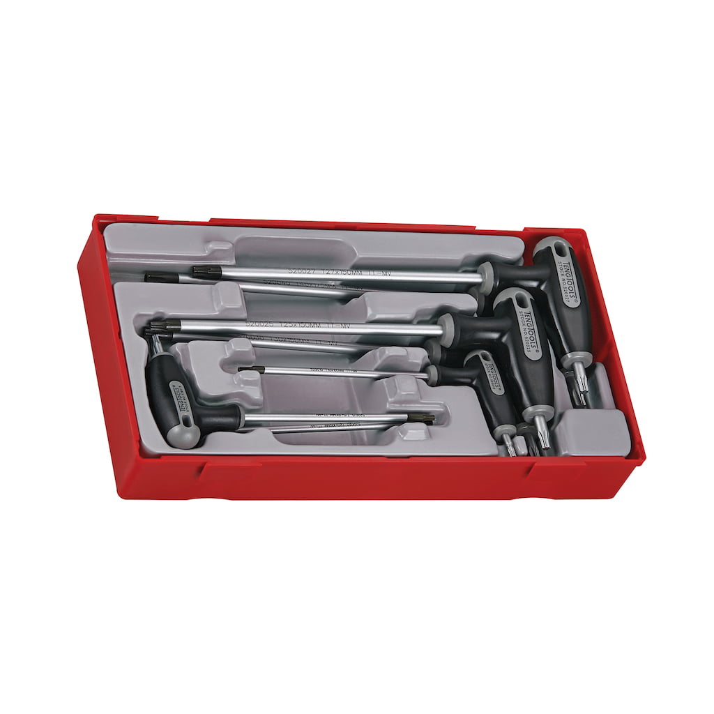 Teng Tools TTTX7 T-Handle TX/TPX Key Set 7 pieces
