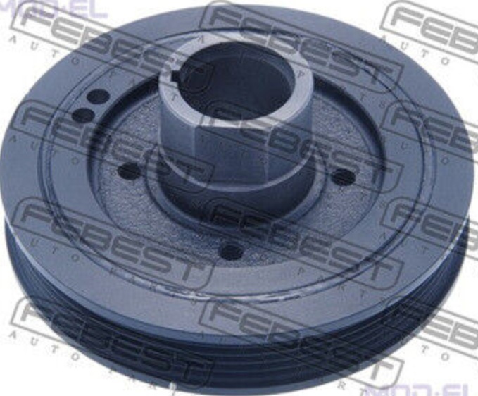 Crankshaft Pulley TDS-3RZFE FEBEST for TOYOTA REGIUS IV MPV HIACE IV Bus