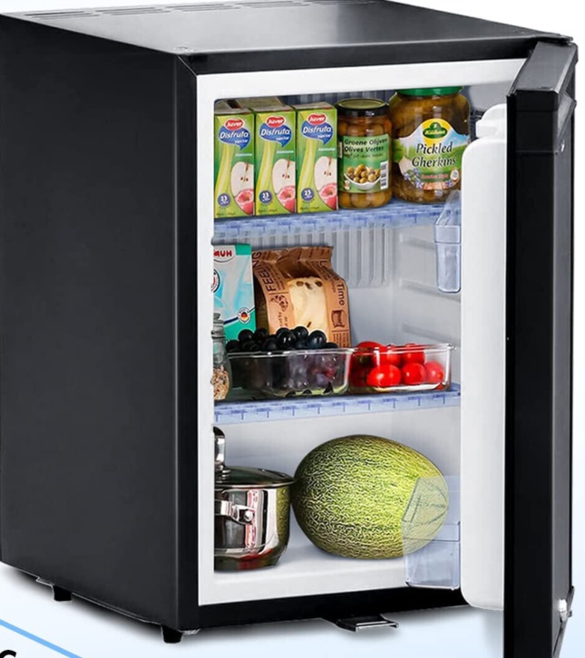 Smad 12V/240V Fridge 2 Way Absorption Fridge Caravan Camping RV Leisure No Noise