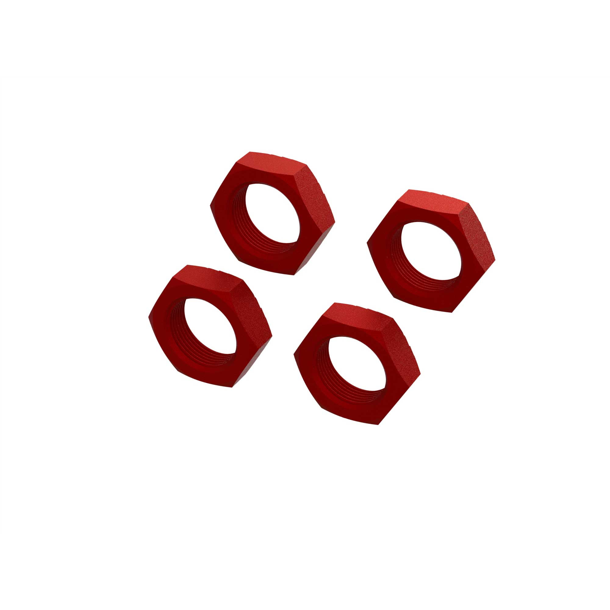 Arrma Aluminum Wheel Nut 24mm (Red) (4) kraton 8S RC Car Spares ARA310929