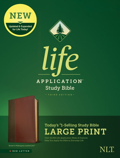 NLT Life Application Study Bible, Third Edition, Large Print ... - 9781496439406