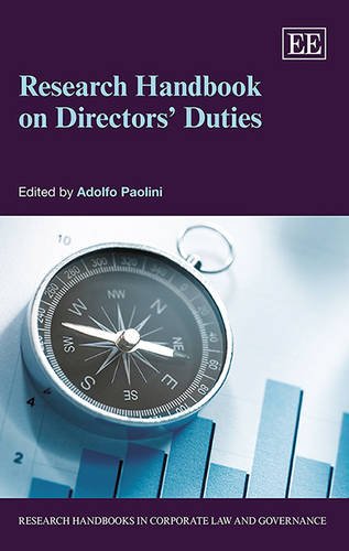 Research Handbook on Directors’ Duties (Research Handbooks in Co