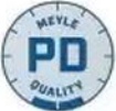 Original MEYLE Brake Pad Set Disc Brake 025 232 8717/PD for BMW