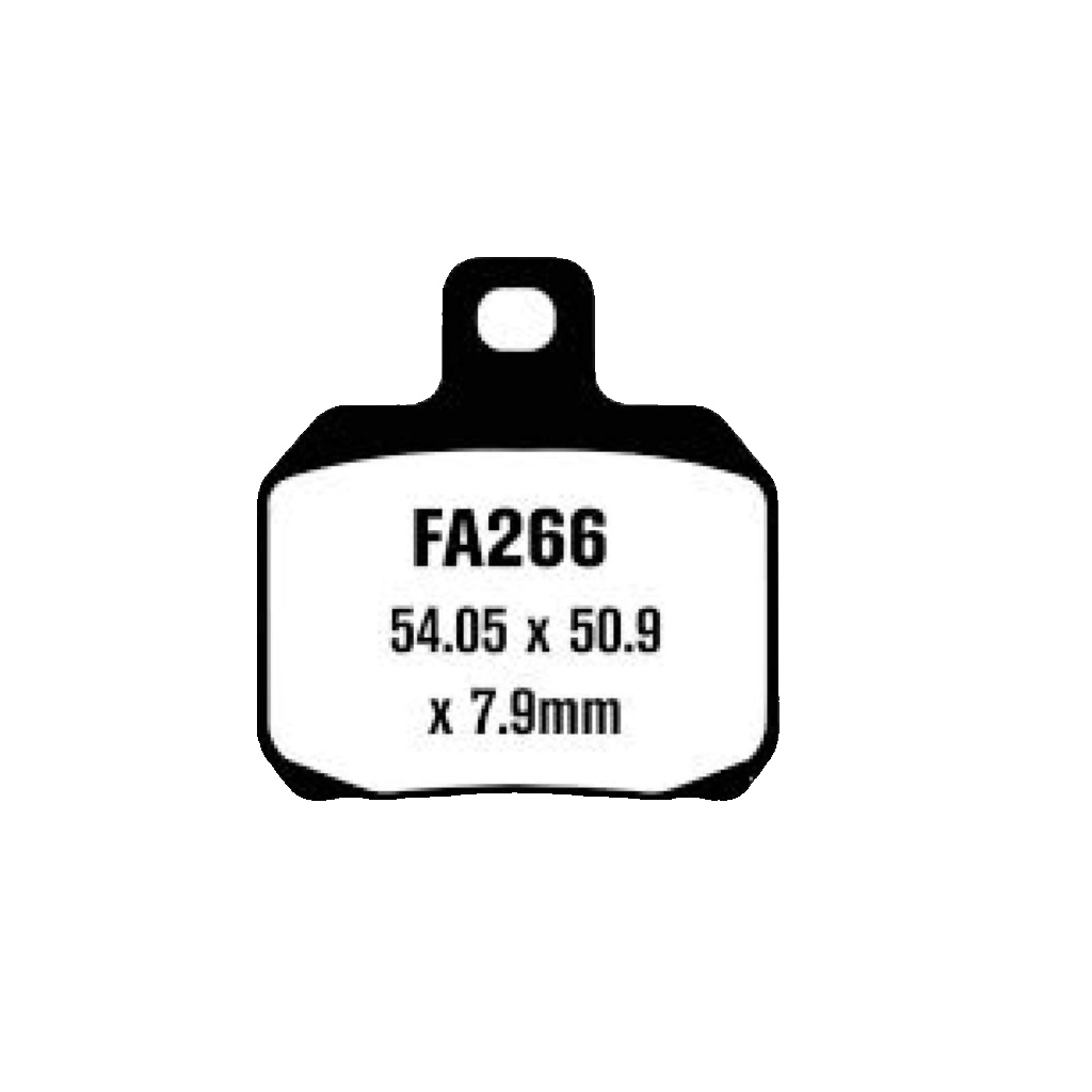 EBC FA266HH Sintered rear brake pads Aprilia Benelli Bimota Cagiva Derbi Ducati