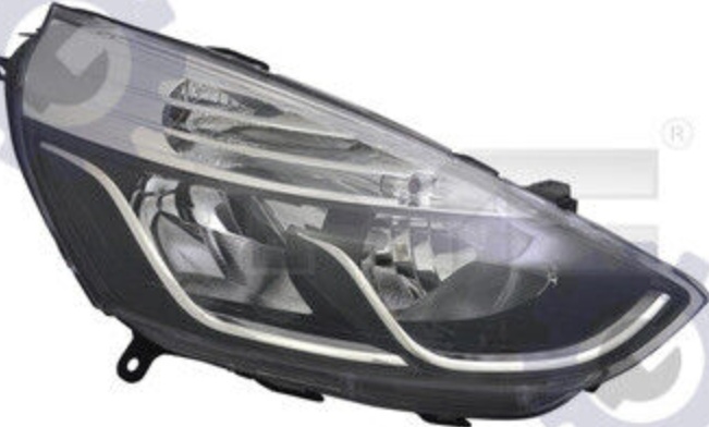 Fits TYC O�WIETLENIE 20-14287-05-2 REFLECTOR PR. CHROME RENAULT CLIO  ⭐UK Stock⭐