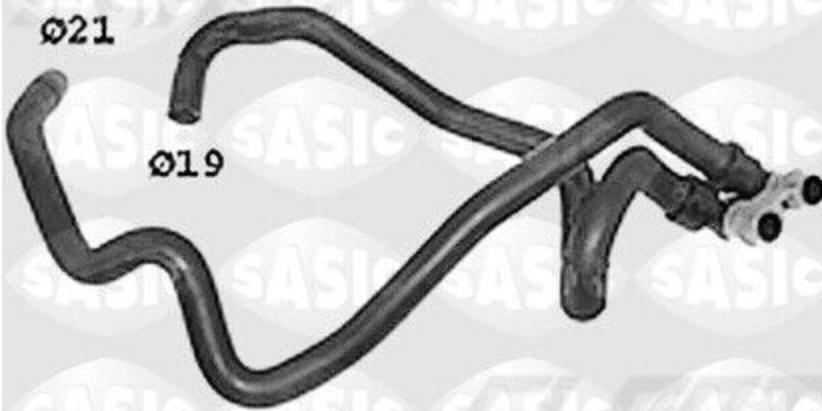 SASIC SWH0301 Radiator Hose for CITROËN,PEUGEOT