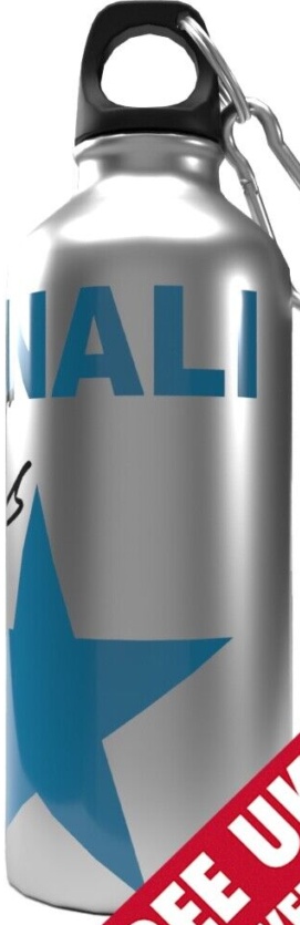 Newcastle Bottle Tonali - 600ml Aluminium - 2-Lids