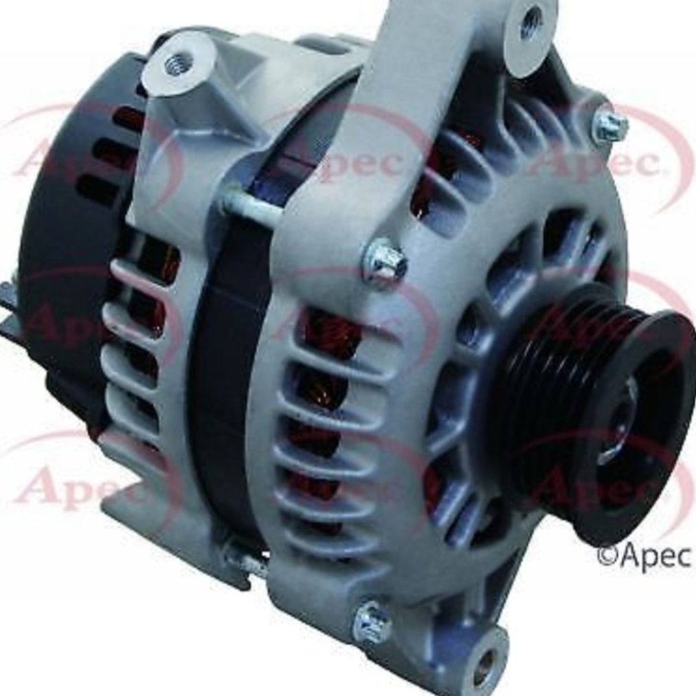 APEC AAL1824 Alternator 12V Voltage 5 Ribs 100A Charge Current For Opel Vauxhall