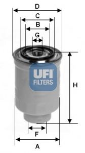 FUEL FILTER 24.443.00 FOR HYUNDAI KIA CEE'D/PRO/Sportswagon/Hatchback/SW MINI - Image 6