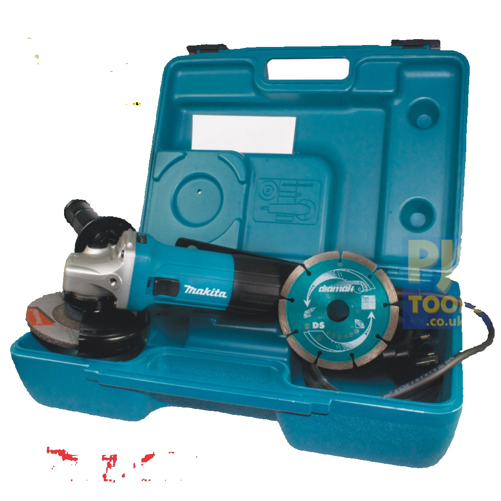 MAKITA GA4530RKD 110v Angle grinder 4.1/2"" (115mm)
