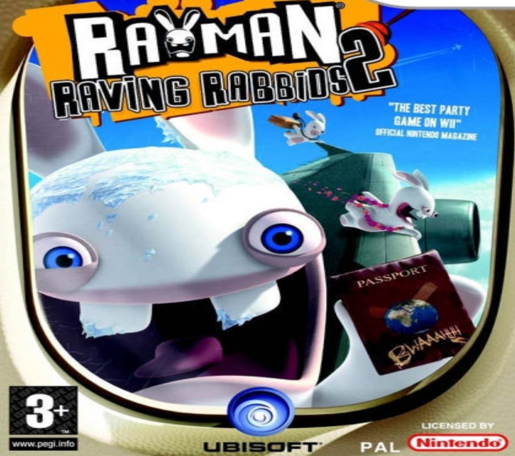 Rayman Raving Rabbids 2 (Nintendo Wii, 2007)