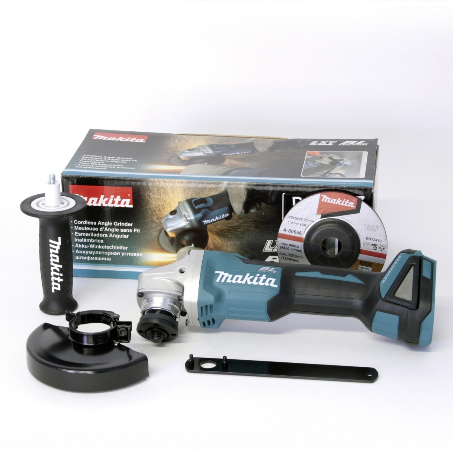 Makita DGA504Z 18v 125mm Brushless Angle Grinder Bare Unit