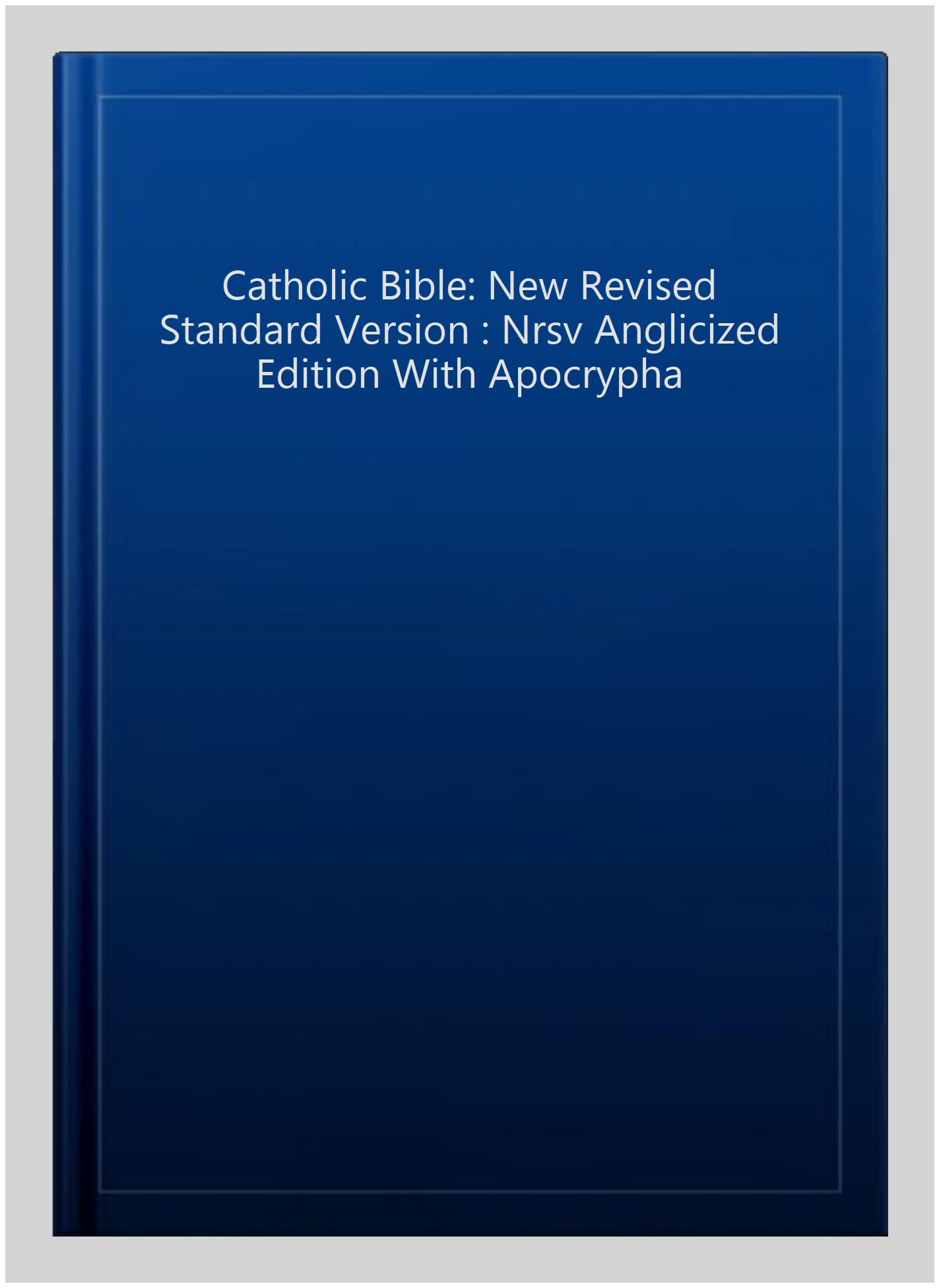 NRSV Catholic Bible, Anglicised Edition, Cream Hardback, Silver Foiled Eagle, Two Ribbon Markers, NRSV New Revised Standard Version, Hardback, Standard size