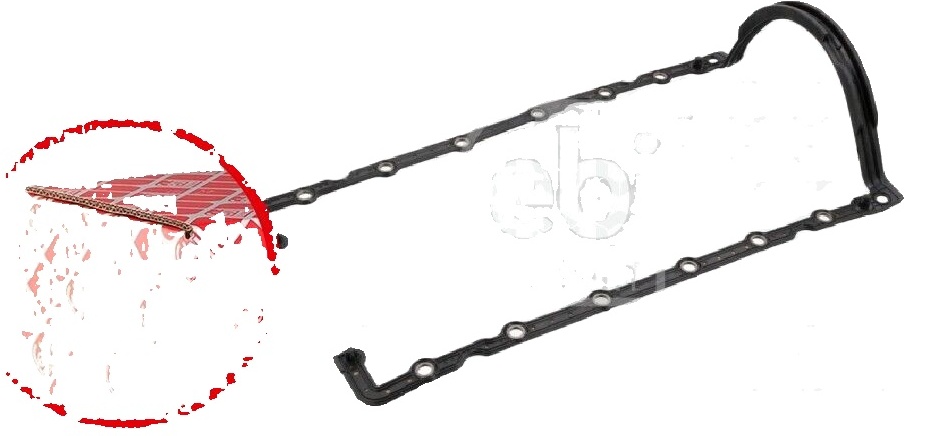 FEBI BILSTEIN 106584 Gasket, oil sump for FORD
