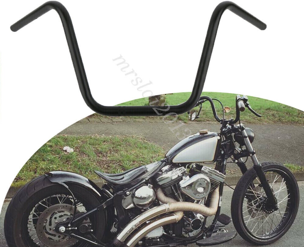 1"" inch 25mm Motorcycle Handlebar High-Rise Drag Bar For Cruiser Chopper Bobber