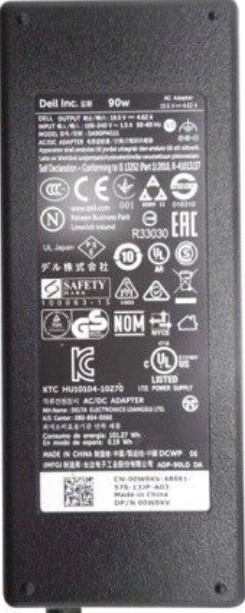 GENUINE E6400 CM889 DELL BATTERY MAINS POWER CHARGER 19.5V 4.62A BLOCK SHAPE