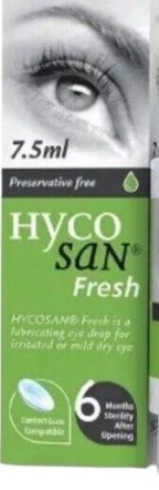 Hycosan Fresh Preservative Free Drops for Dry Eyes 7.5ml B Before Date 2027 - Image 8