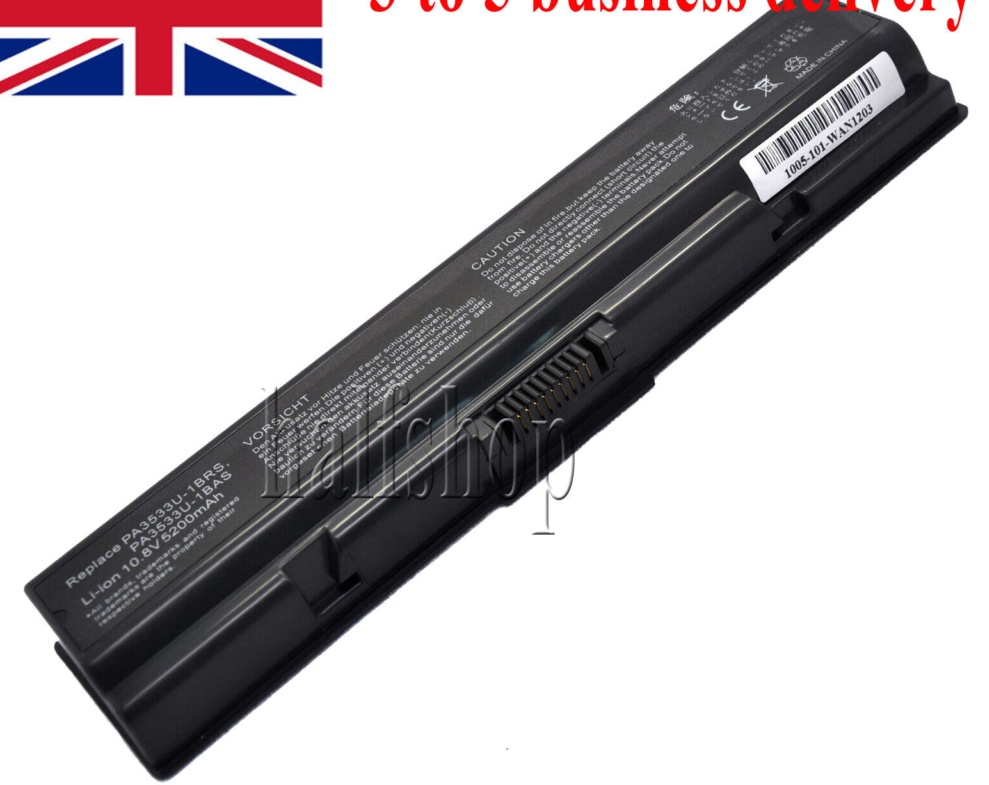 Battery for Toshiba Satellite PA3534U-1BRS A200 L300 A210 A300 L300 L450 L500
