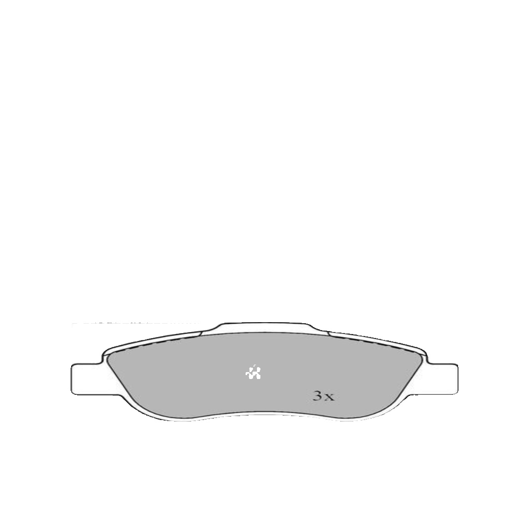Original METZGER Brake Pad Set Disc Brake 1170849 For Fiat Ford