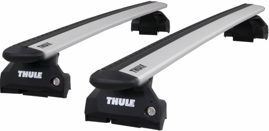 Thule WingBar Evo Silver Roof Bars fit Ford Focus Mk.3 Estate 11-18 Closed Rail