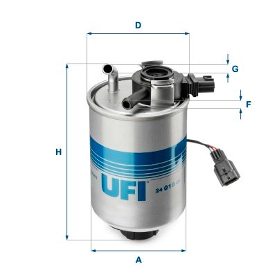 FUEL FILTER 24.018.01 FOR NISSAN ARMADA/III/SUV NP300/Platform/Chassis/NAVARA