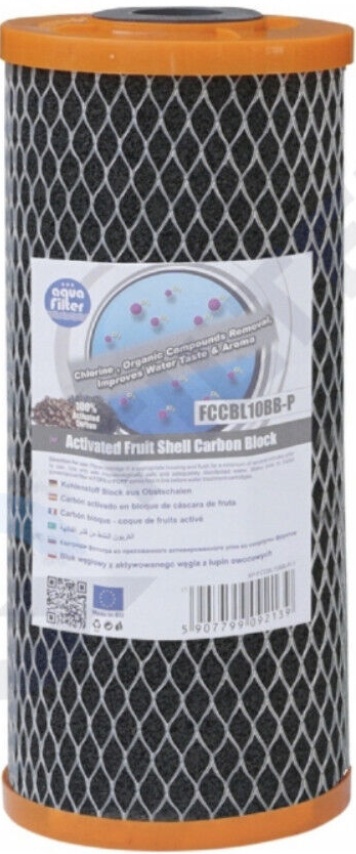 Aquafilter 10"" BB Jumbo Big Blue TSGAC-10 Water Filter Carbon Block FCCBL10BB