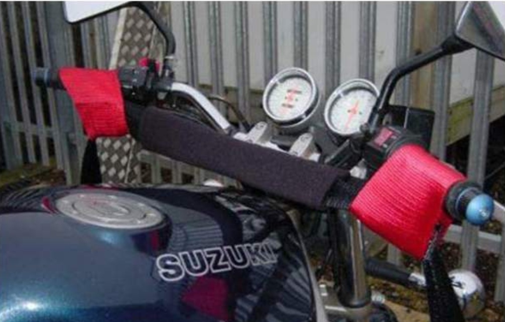 NEW MOTORCYCLE MOTORBIKE HANDLEBAR BAR SUPPORT STRAP SECURE BIKE DURING TRANSIT