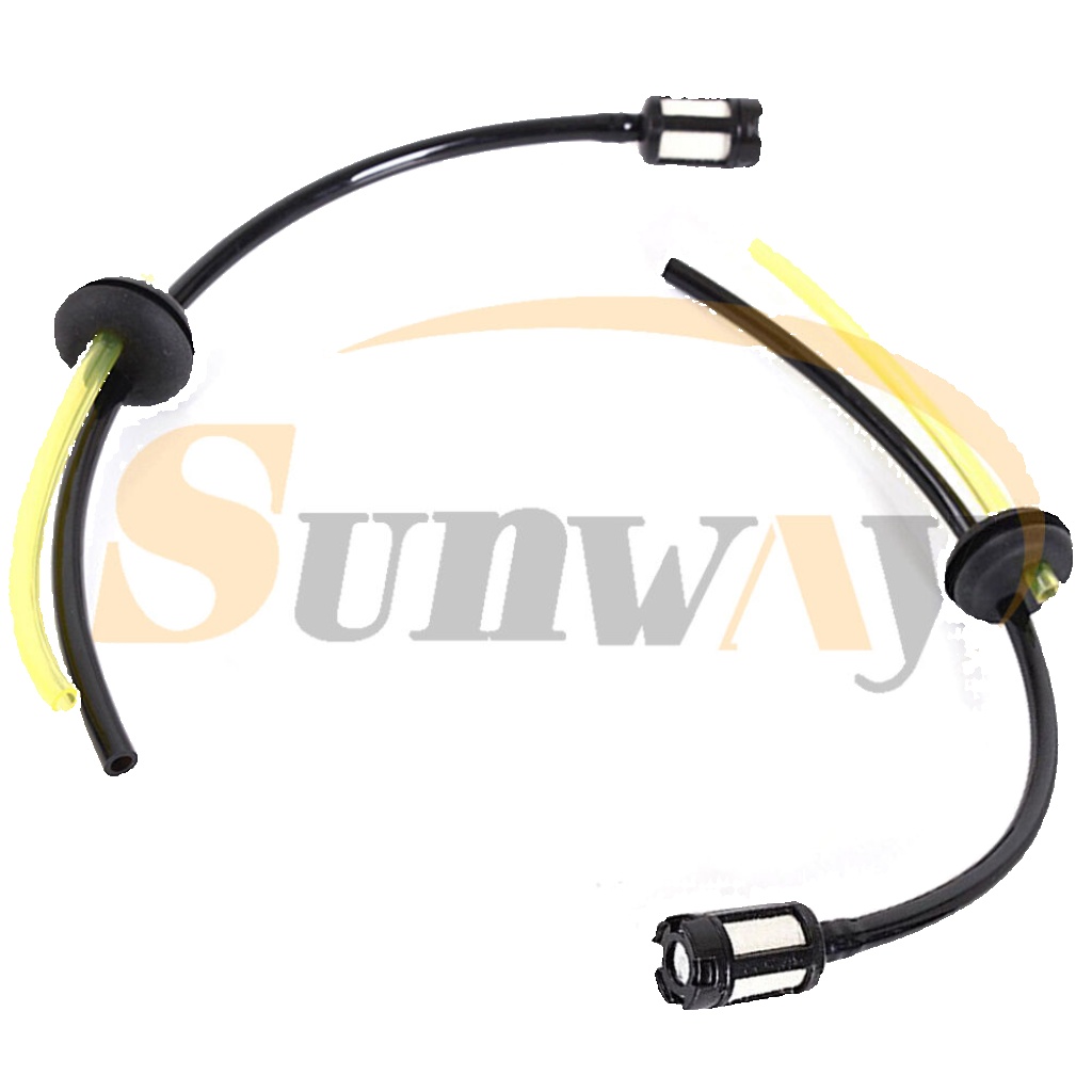 2x Petrol Strimmer Trimmer Brush Cutter for Fuel Hose Pipe Tank Filter & Grommet