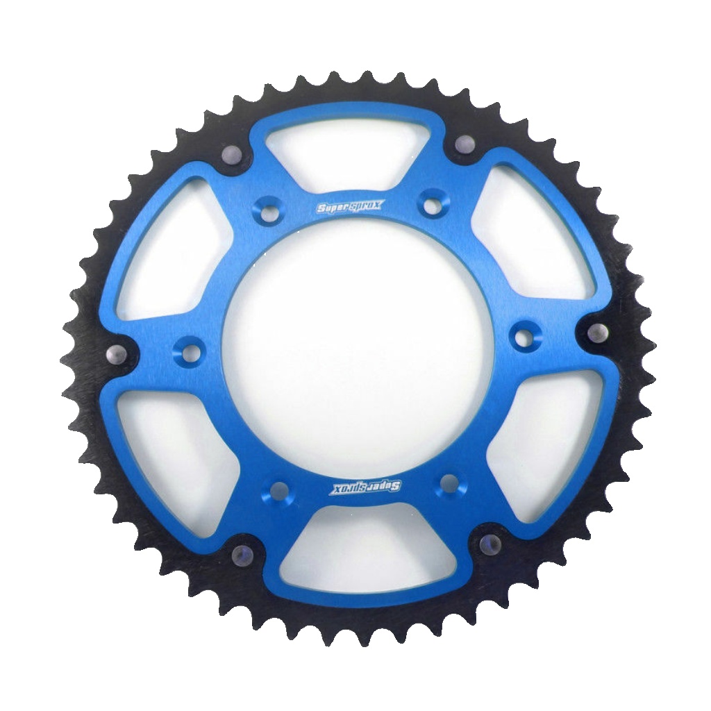 Supersprox Stealth Rear Sprocket KTM SX-SX-F EXC EXC-F 52T Blue