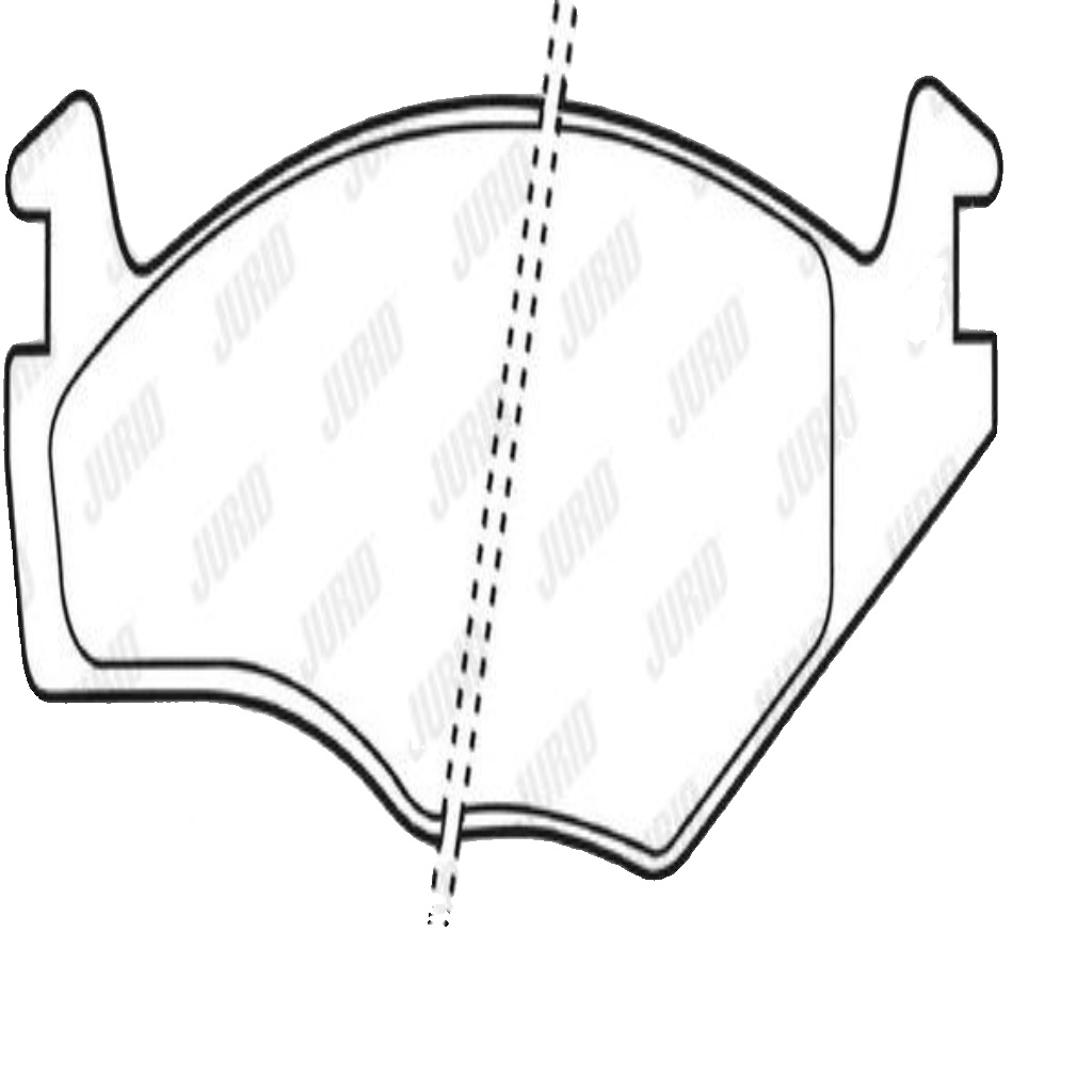 Brake pads 571317J JURID for VW SEAT