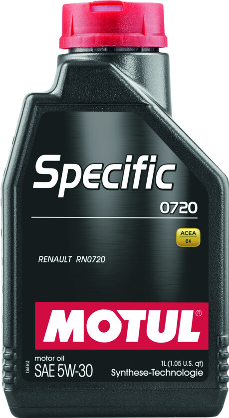 Motul Specific 0720 5W30 Fully Synthetic Engine Oil 1 Liter Bottle