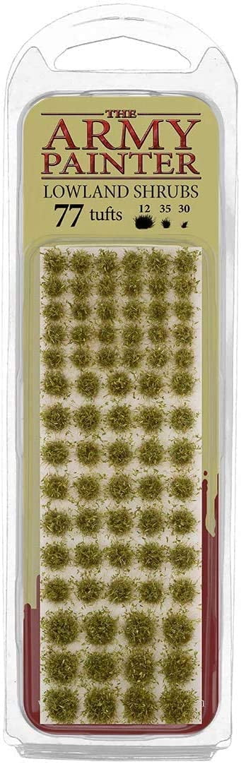 LOWLANDS SHRUBS TUFT 77 tufts Diorama Battlefield Basing Army Painter BF4227P