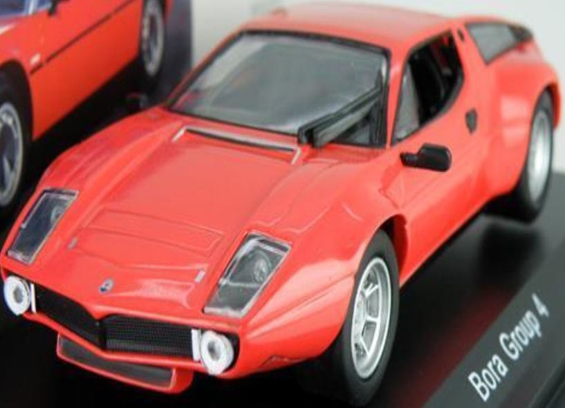 MASERATI BORA GROUP 4 MODEL CAR 1:43 SCALE IXO 1974 RED K8
