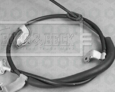 Handbrake Cable Rear Right BKB3537 Borg & Beck Hand Brake Parking 47510SWA013