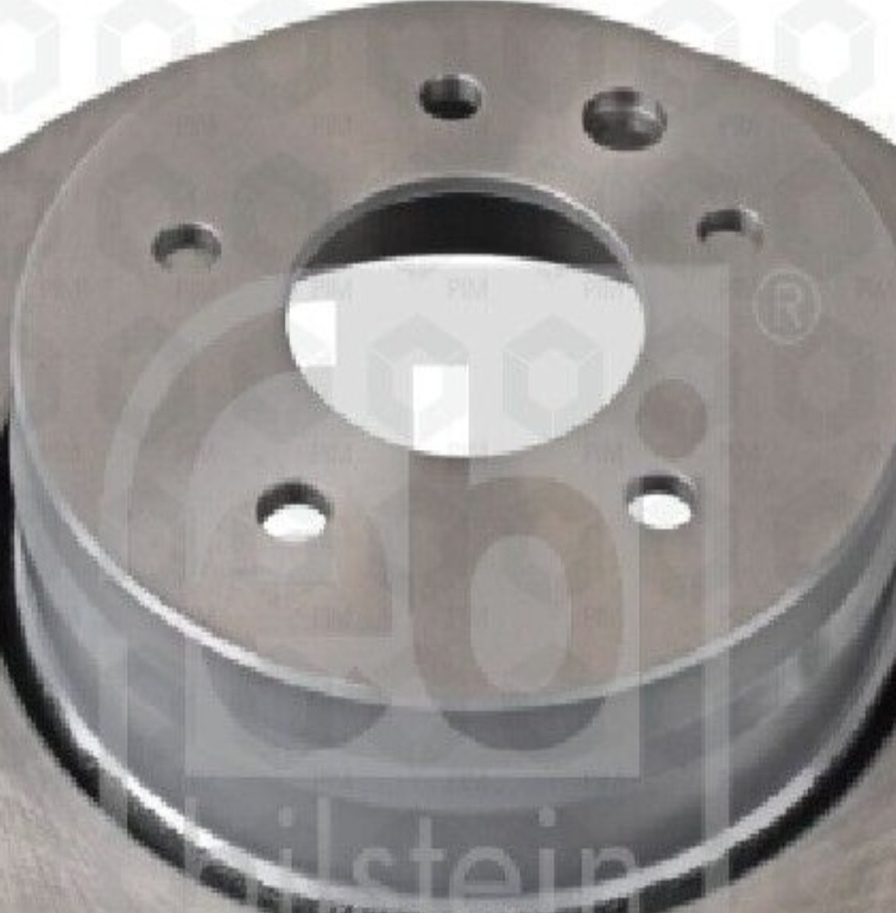 2x Brake Discs Pair Vented Rear 305mm 44139 Febi Set C2C41251 JLM11904 JLM12428