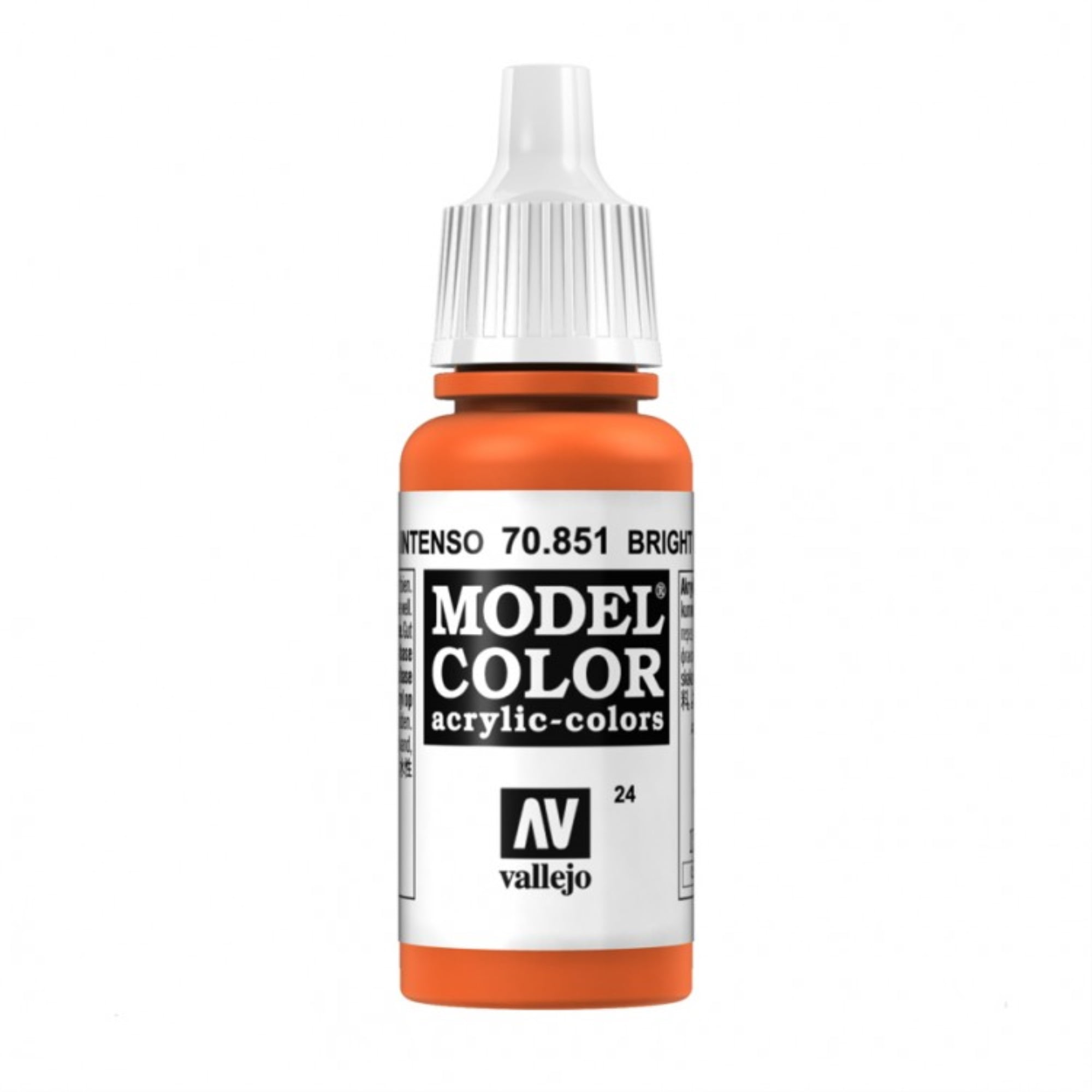 Vallejo VA851 18ml - Model Color - Bright Orange (30) - Image 6